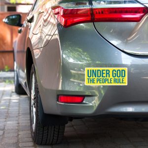 “Under God, The People Rule” Bumper Stickers