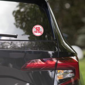 “SD Not For Sale” Bubble-free stickers