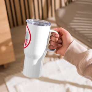 “SD Not For Sale” Travel mug with a handle